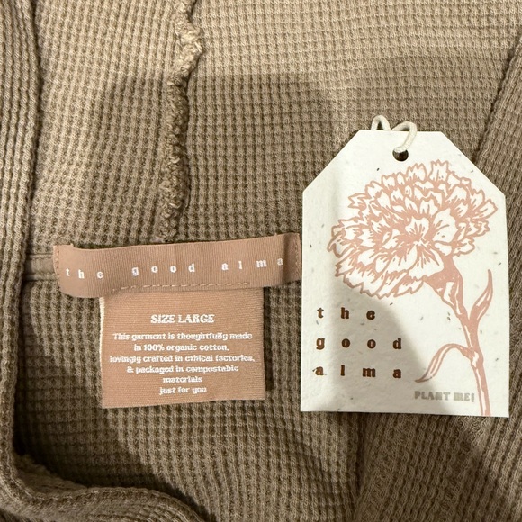 NWT - The Good Alma Clary Sage Waffle Knit Cadigan - Picture 3 of 5